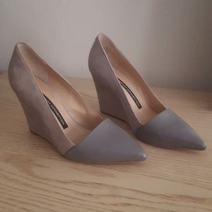 pointed toe wedge sandals